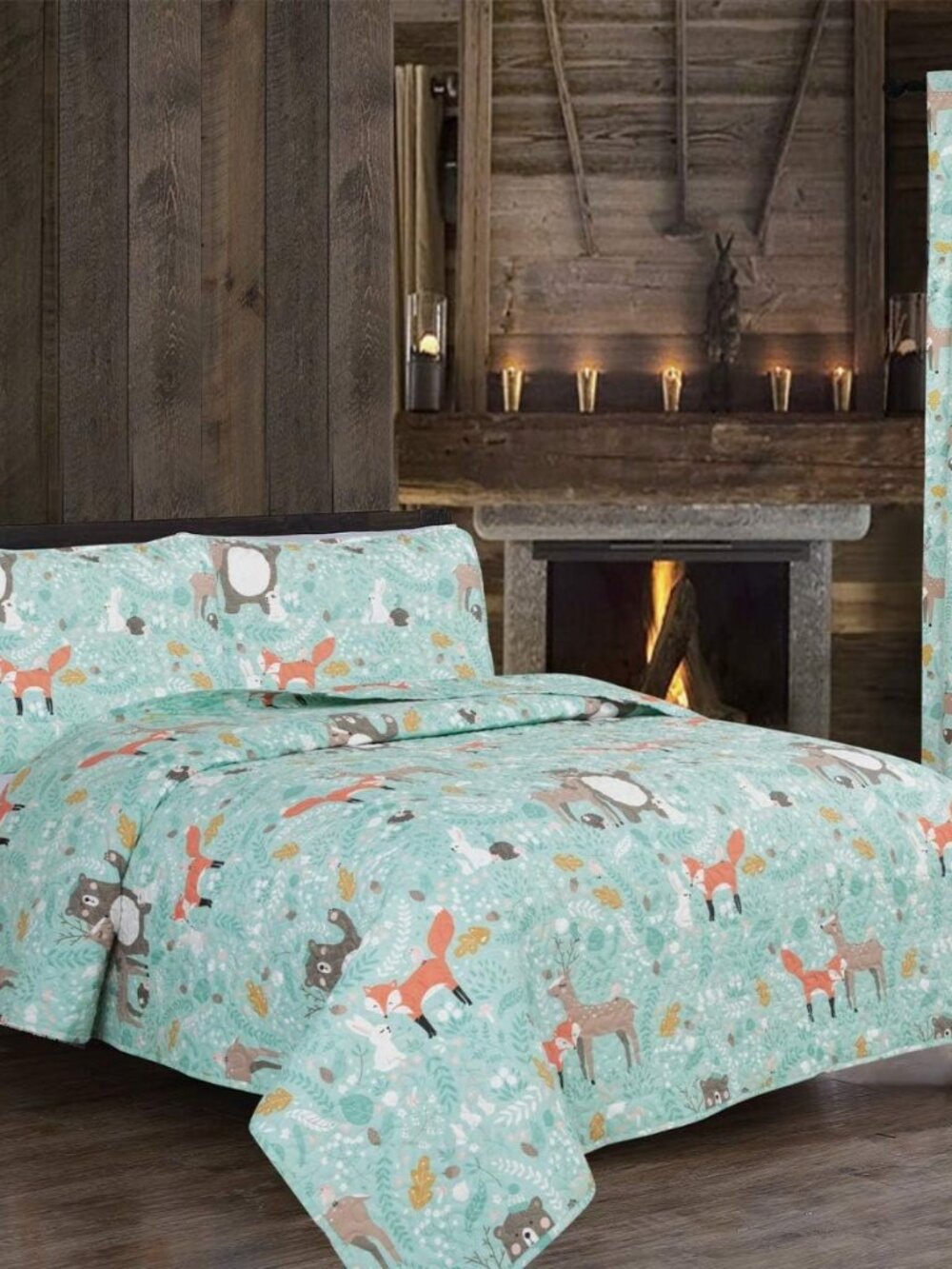 Into The Woods 2-Piece Twin Quilt Bedding Set